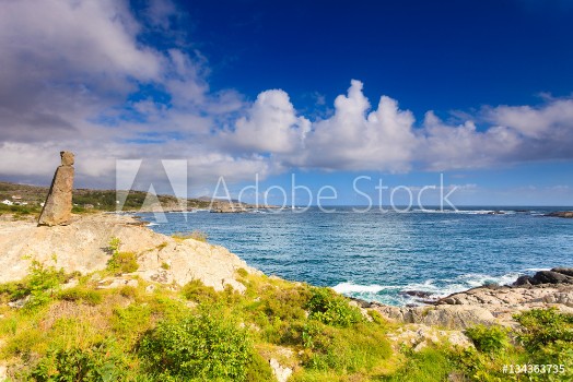 Picture of The coast of southern Norway with an ocean view
